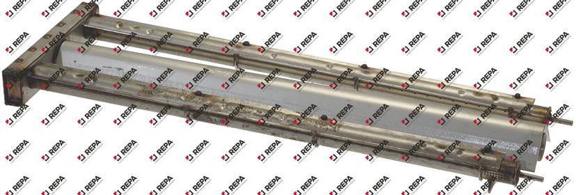 Stabbrenner 2-reihig L 600 mm B 200 mm