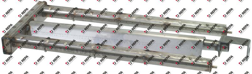 Stabbrenner 2-reihig L 575 mm B 225 mm H 45 mm