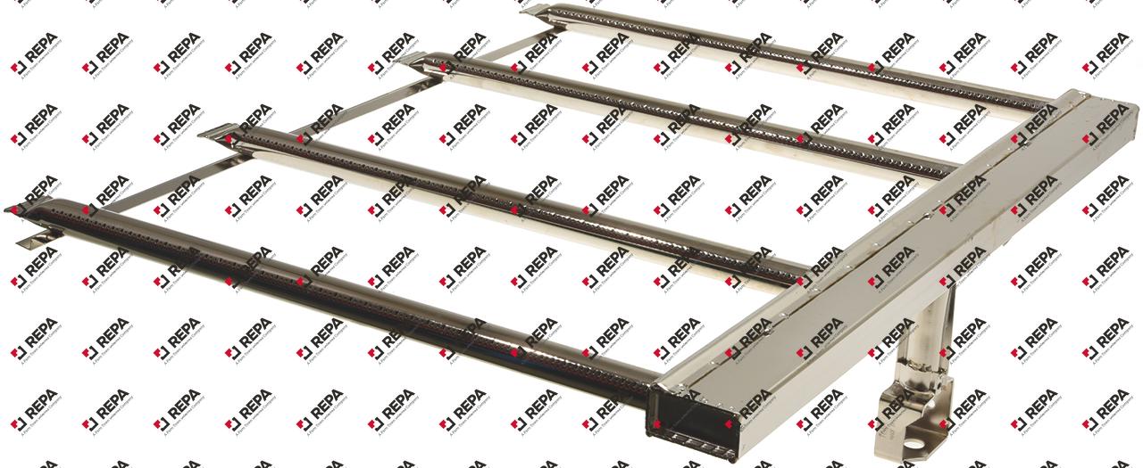 Stabbrenner L 700 mm B 585 mm H 30 mm