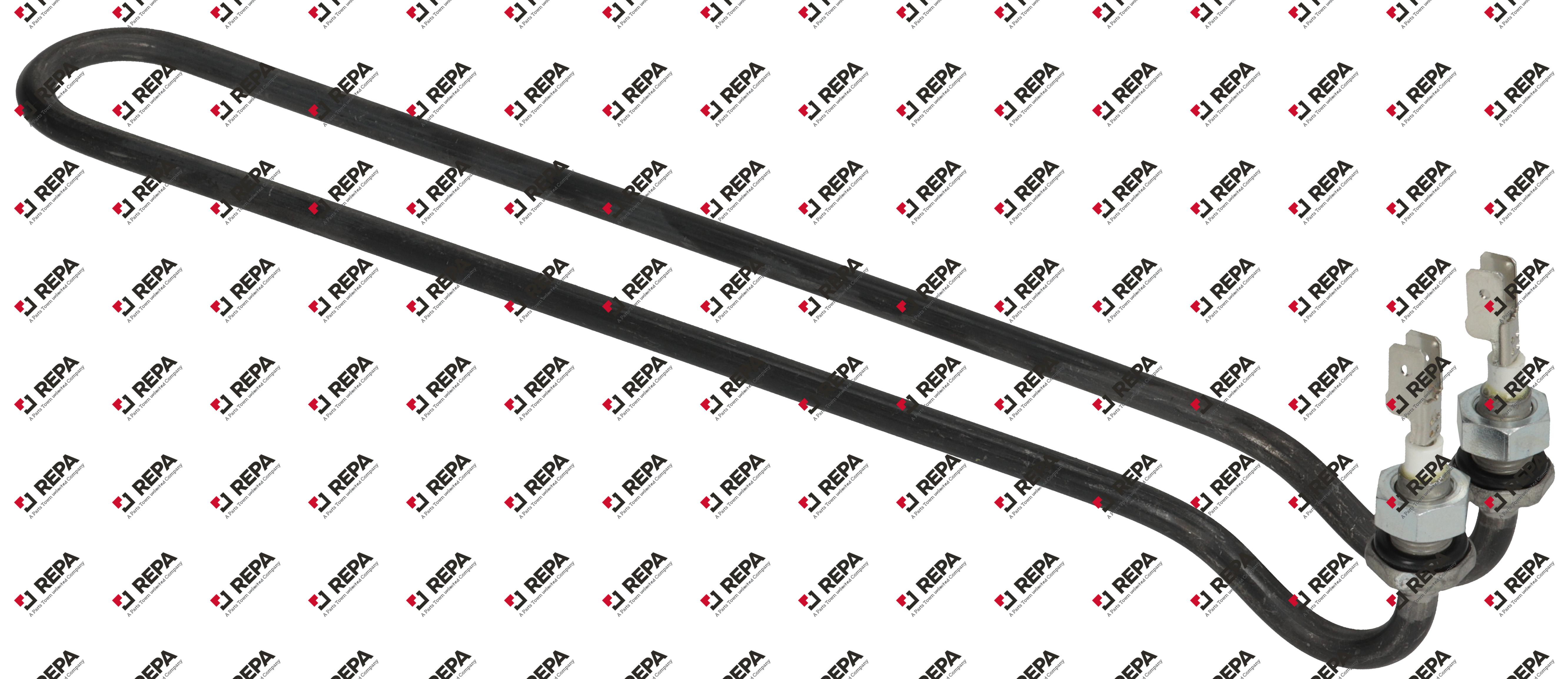Heating element 1600W 230V L 275mm 2 hole fixing