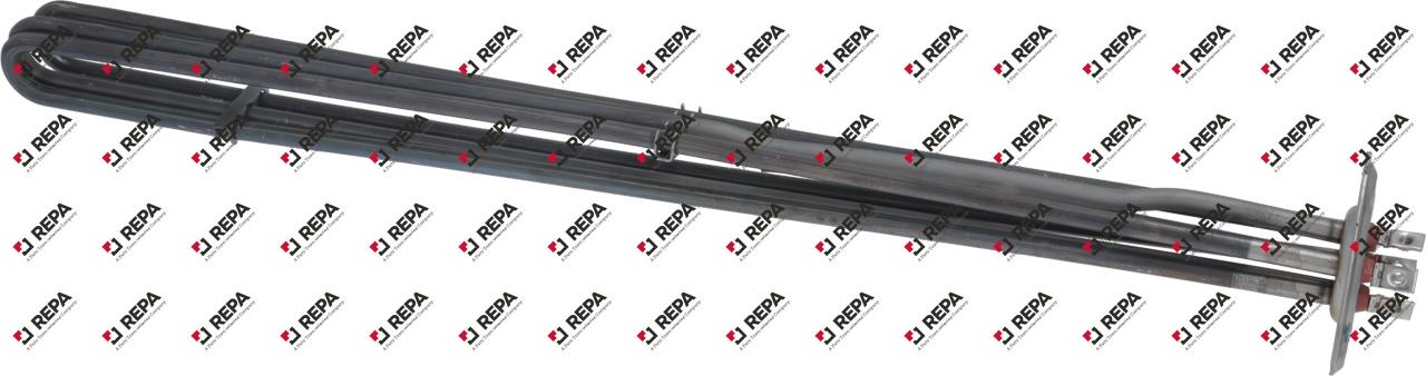 Heating element 17000W 230V L 590mm 3 hole flange