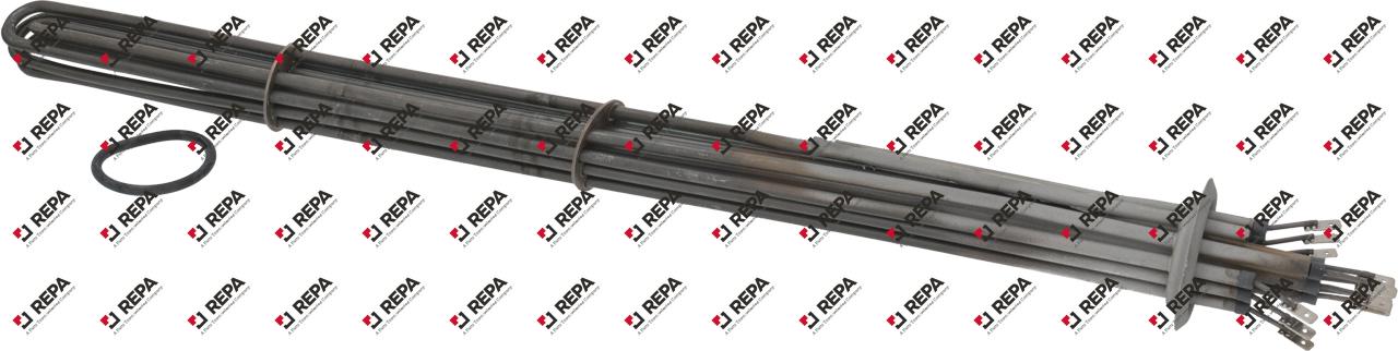 Verwarmingselement 24000W 400V L 585mm rondflens