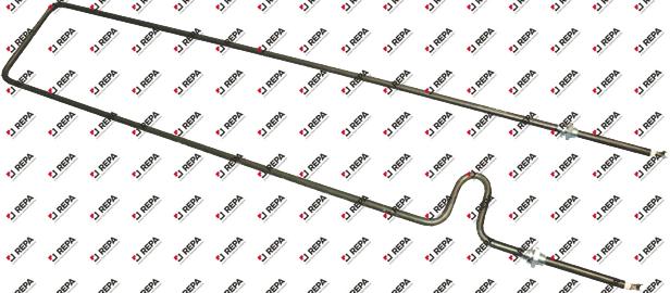 Heating element 1000W 230V L 700mm 2 hole fixing