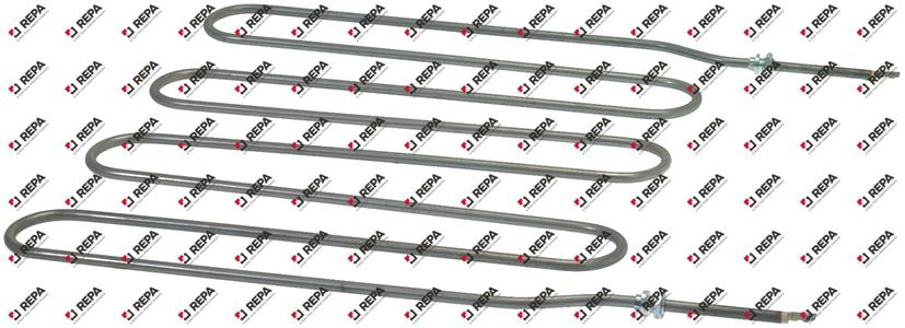 Heating element 2000W 230V L 470mm pizza oven