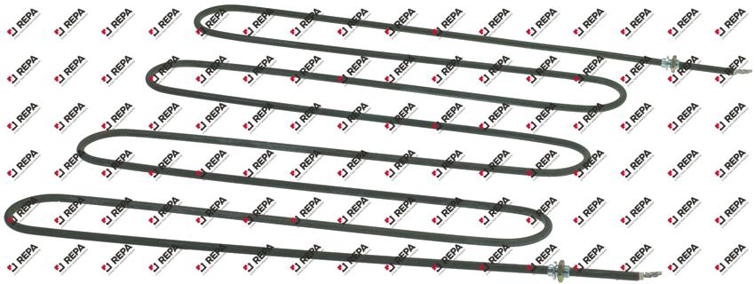 Heating element 3600W 230V L 585mm pizza oven