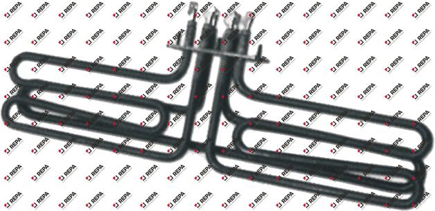 resistencia 4000W 230V espirales 3 L 400mm