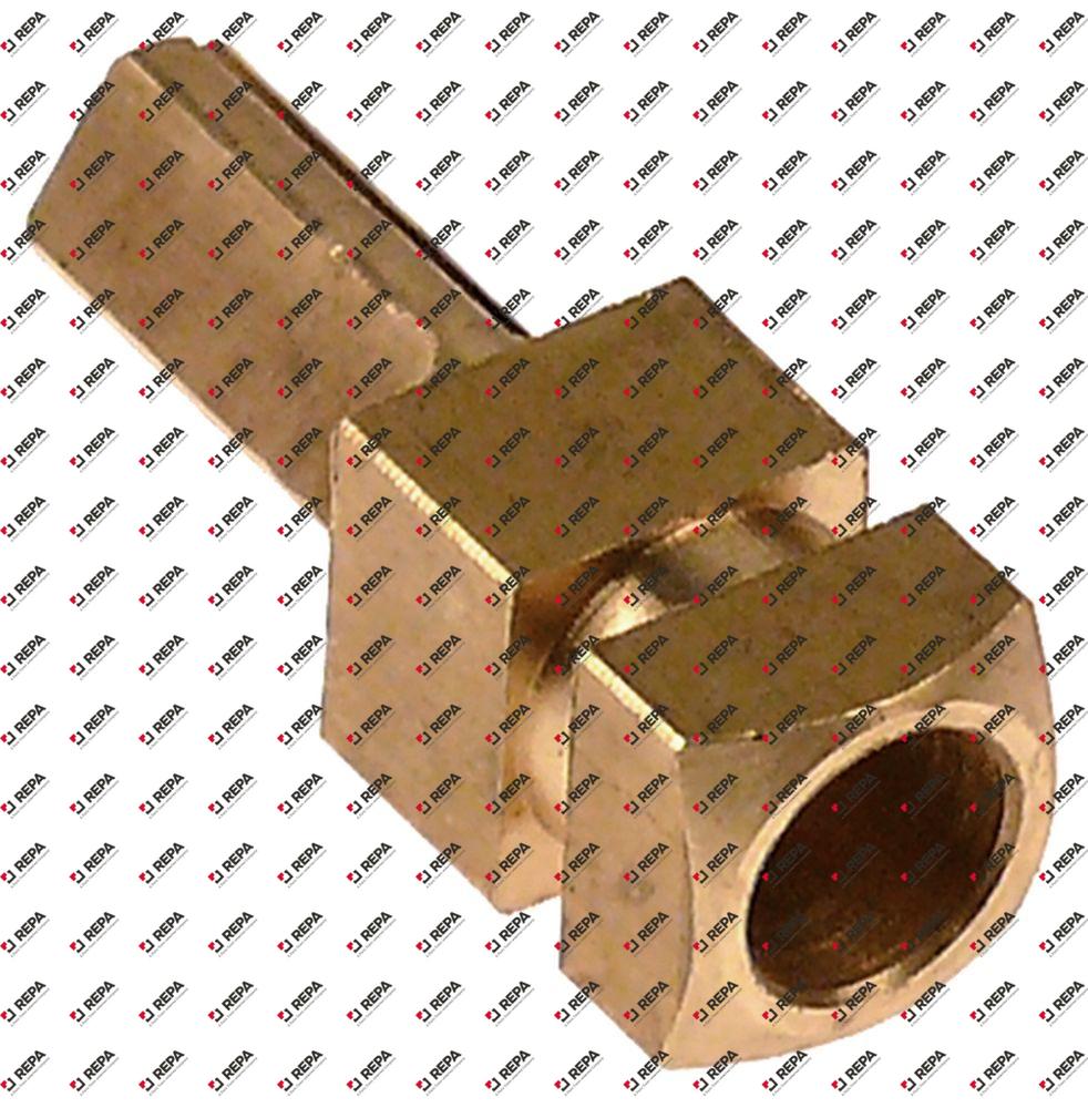 Gashahnachse Achse ø 8x6,5mm Achslänge 23/16mm