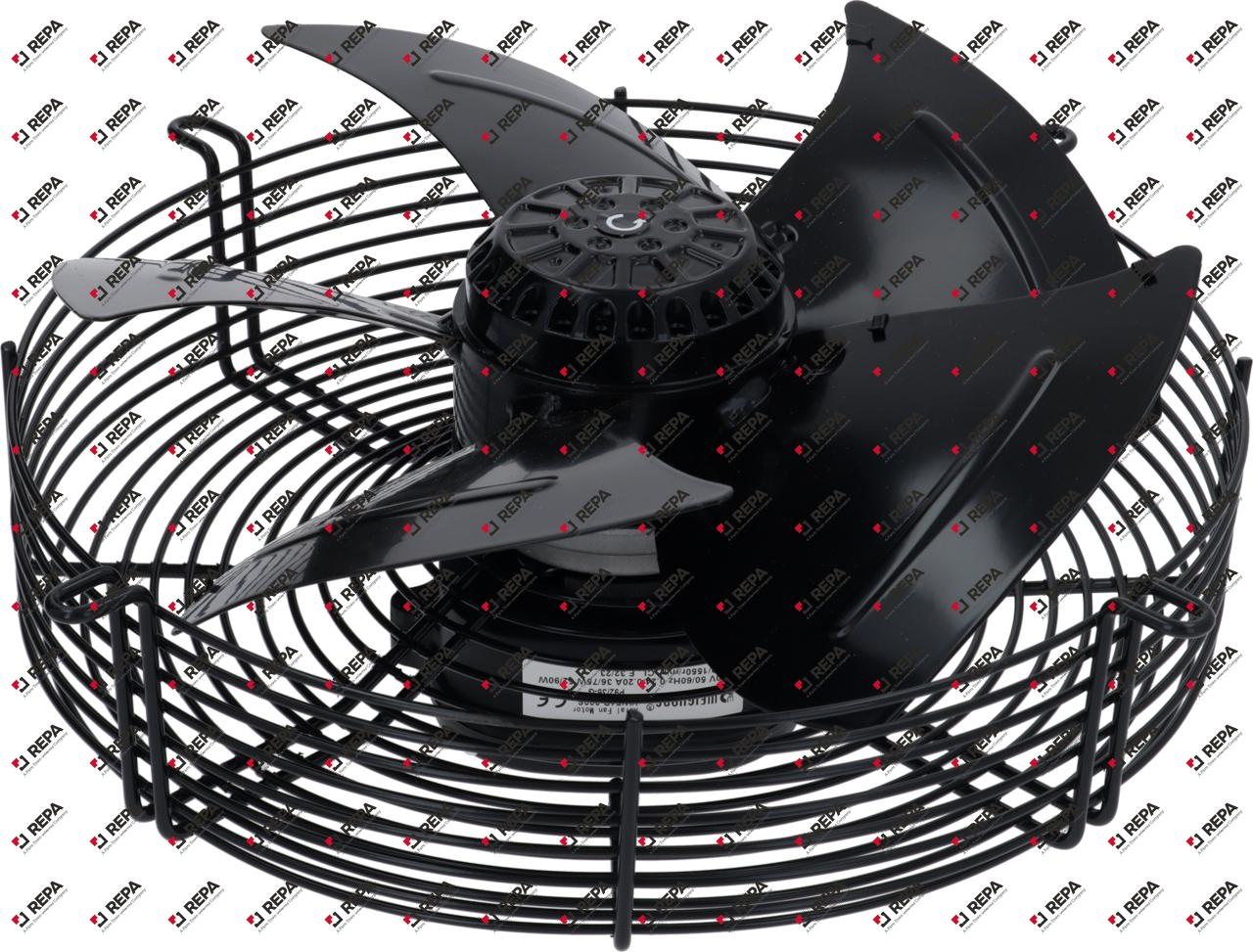 Axial fan airflow 1400m³/h 380V 50Hz