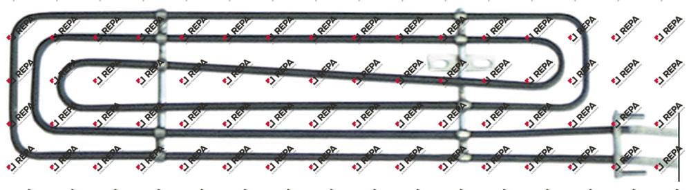 Heating element 1600W 230V L 383mm L1 14mm