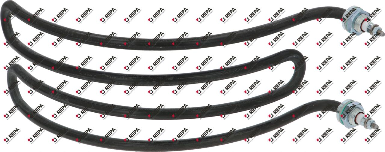 Heating element 1300W 230V L 270mm 2 hole fixing