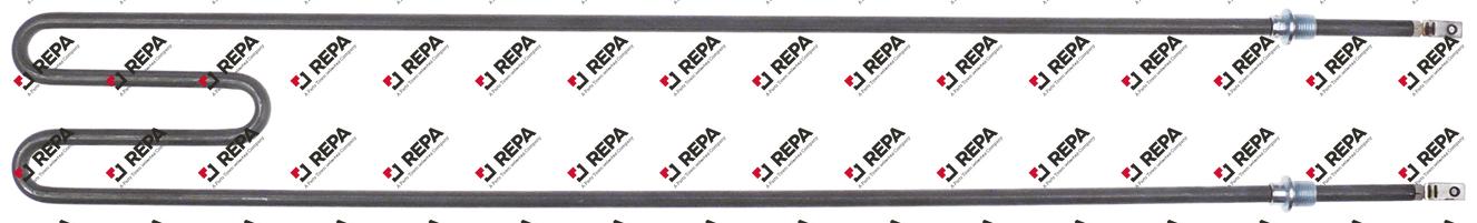 Resistenza 1000W 230V L 610mm fissaggio a 2 fori