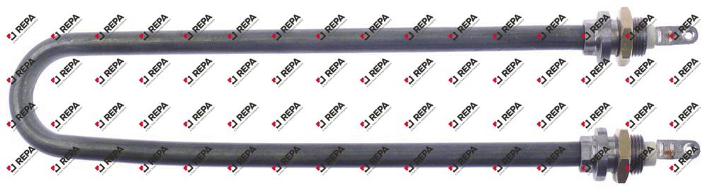 Heating element 500W 240V L 250mm M4 thread 3/8"