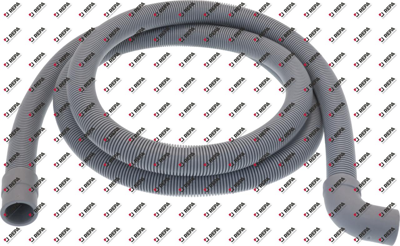 Tuyau de vidange DN19 L 2000mm ø int. droit 21mm