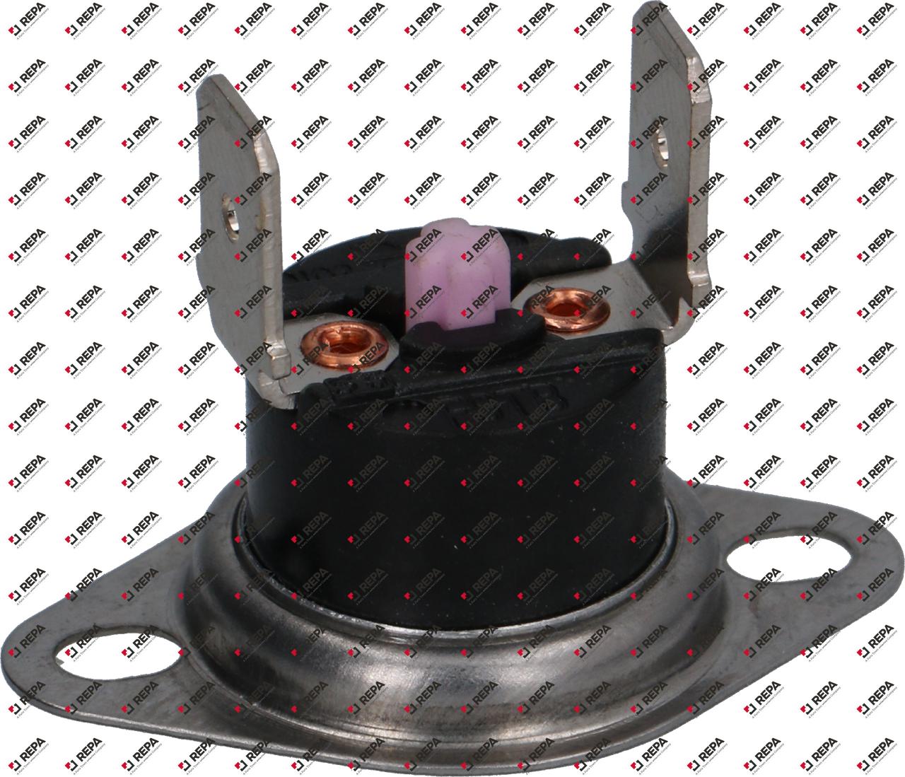 Bi-metal safety thermostat switch-off temp. 95°C