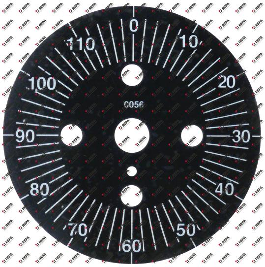 Disque gradué ø 60mm angle de rotation 0-360°