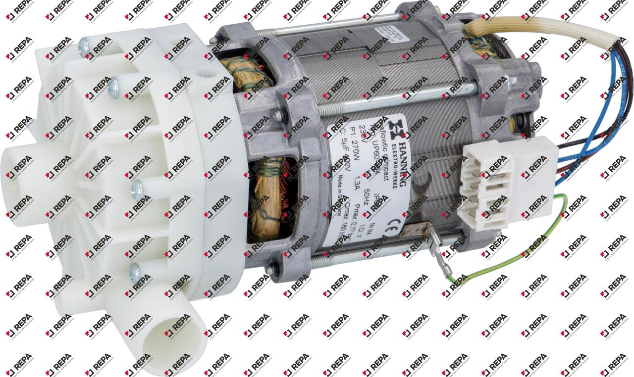 Pump type UP60-184 50Hz 0,27kW 230V inlet ø 28mm