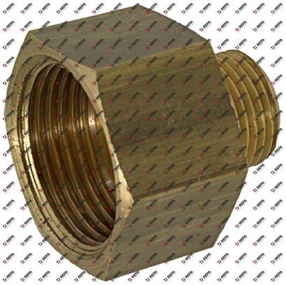 Reducer thread 3/4" IT - 3/8" ET brass