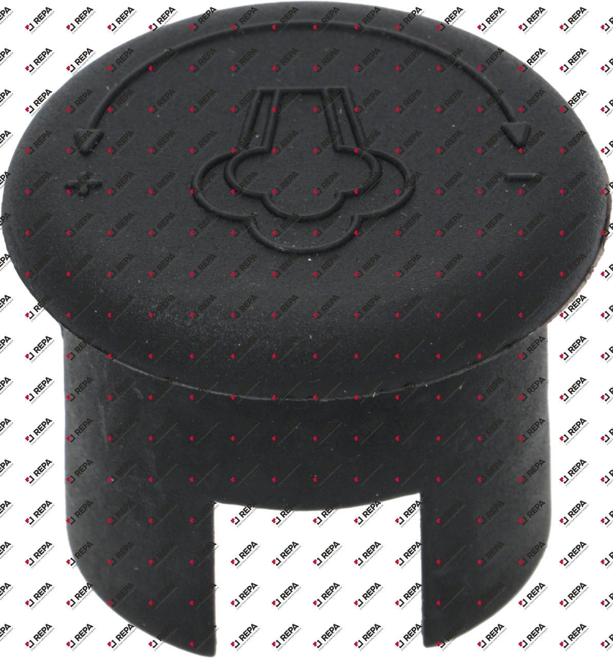 Symbol Dampf ø 28 mm schwarz L 27 mm