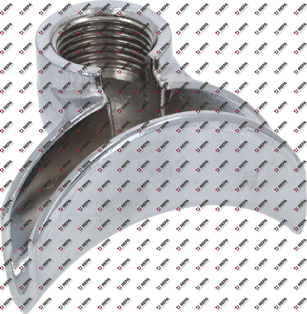 Siebträgerauslauf Gewinde 3/8" gebogen 2 Wege