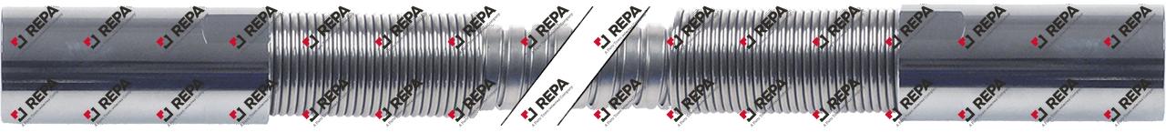 Shower hose L 1250mm connections 1/2"  t.max. 90°C