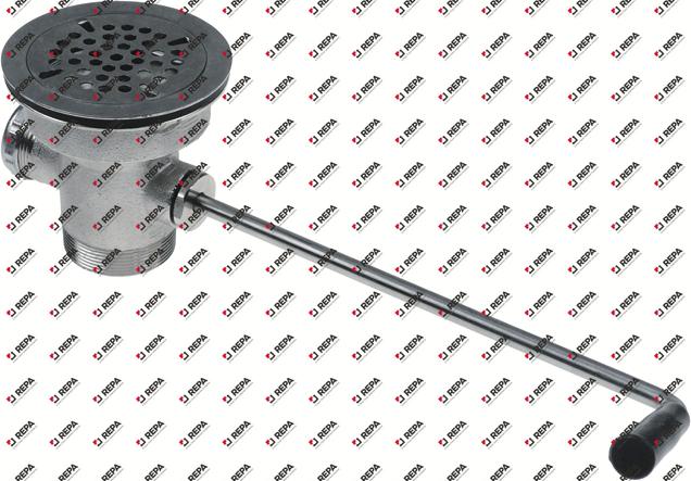 Pileta de desagüe ø ext. 112 mm rosca 2" NPT