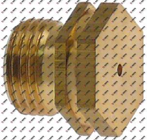 Gasdüse Gewinde M11x1 SW 13  Bohrung ø 1,6 mm