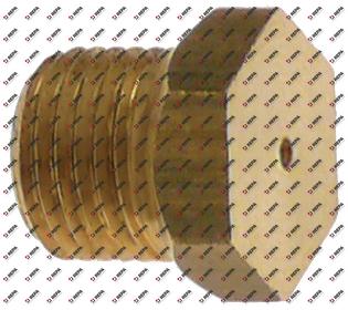 Gasdüse Gewinde M10x1 SW 12  Bohrung ø 2,5 mm