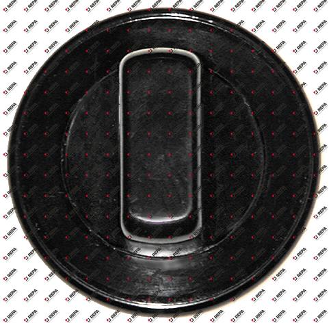 Knop ø 70mm as ø 8x6,5mm afvlakking Universal