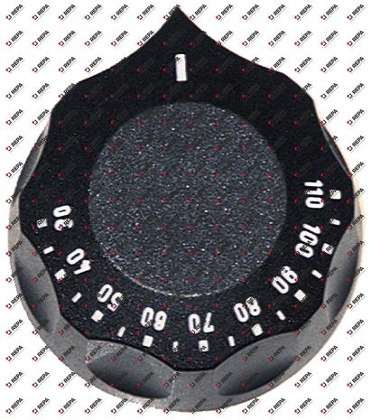 Knob thermostat t.max. 110°C ø 60mm