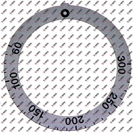 Knebelsymbol Thermostat T.max. 300 °C 60-300°C
