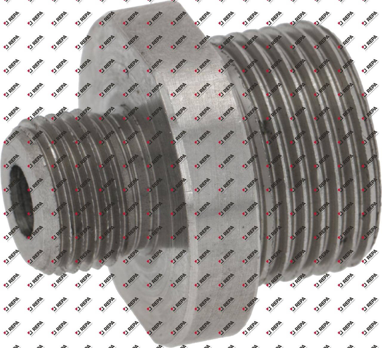 Doppelnippel Gewinde 3/8" - 3/4" CNS VPE 1 Stück