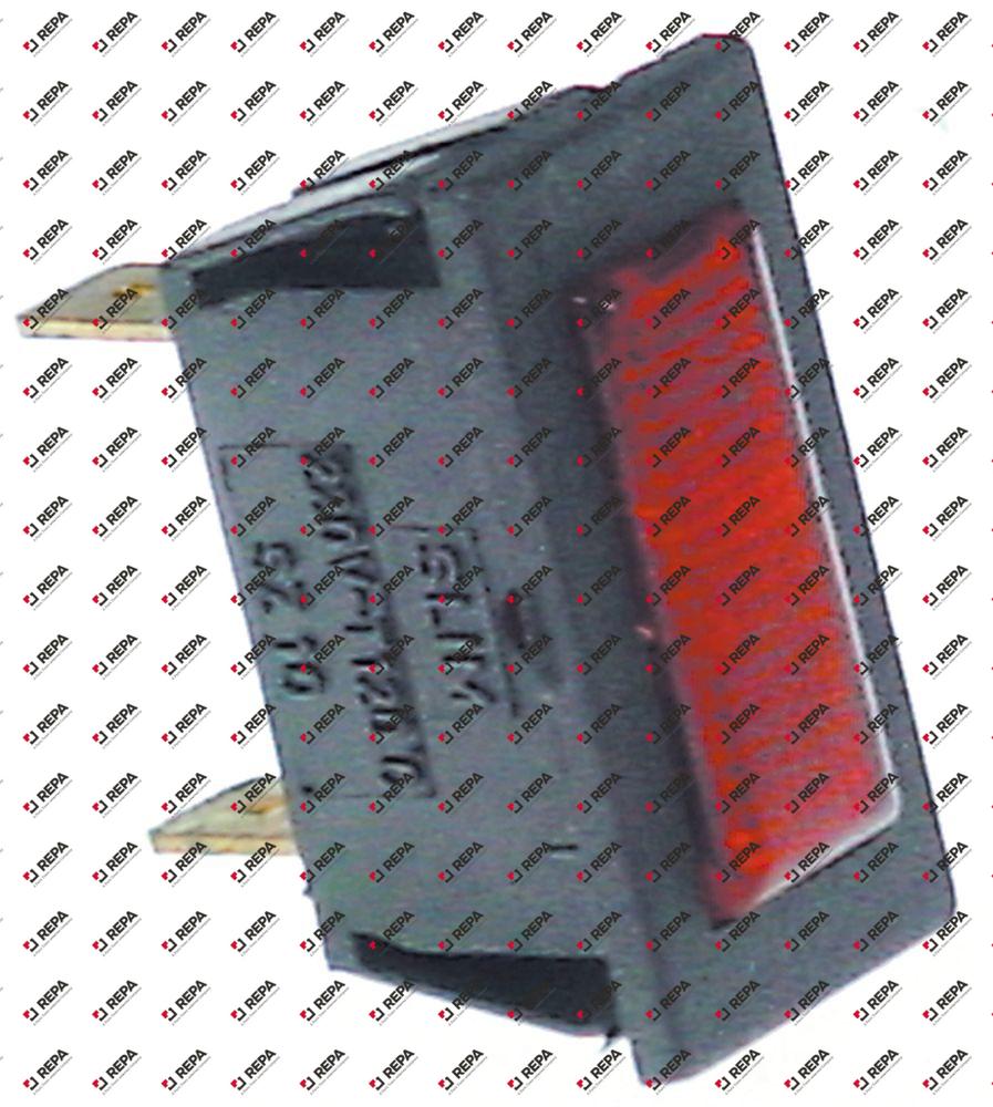Indicator light mounting measurements 27.4x12.4mm