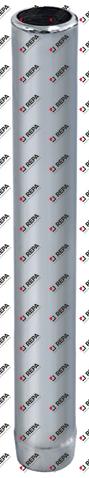 Tubo troppopieno misura 1½" altezza utile 310mm