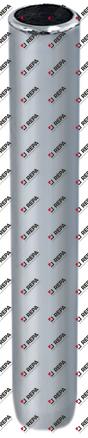 Tubo troppopieno altezza utile 260mm H tot. 280mm