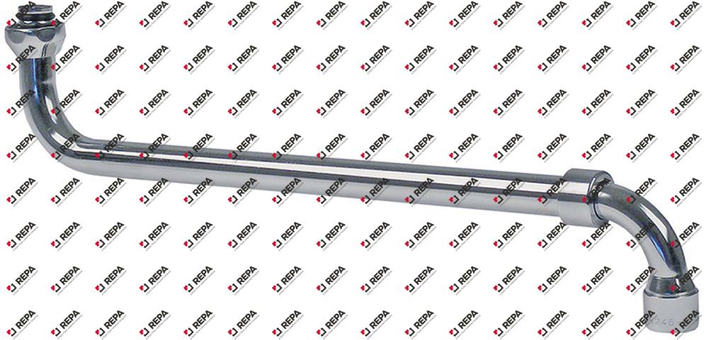 S-Auslauf Rohr ø 18 mm 3/4" ausziehbar