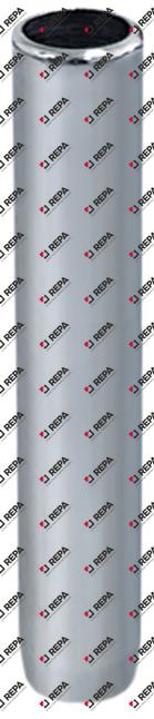Tubo troppopieno altezza utile 220mm H tot. 240mm