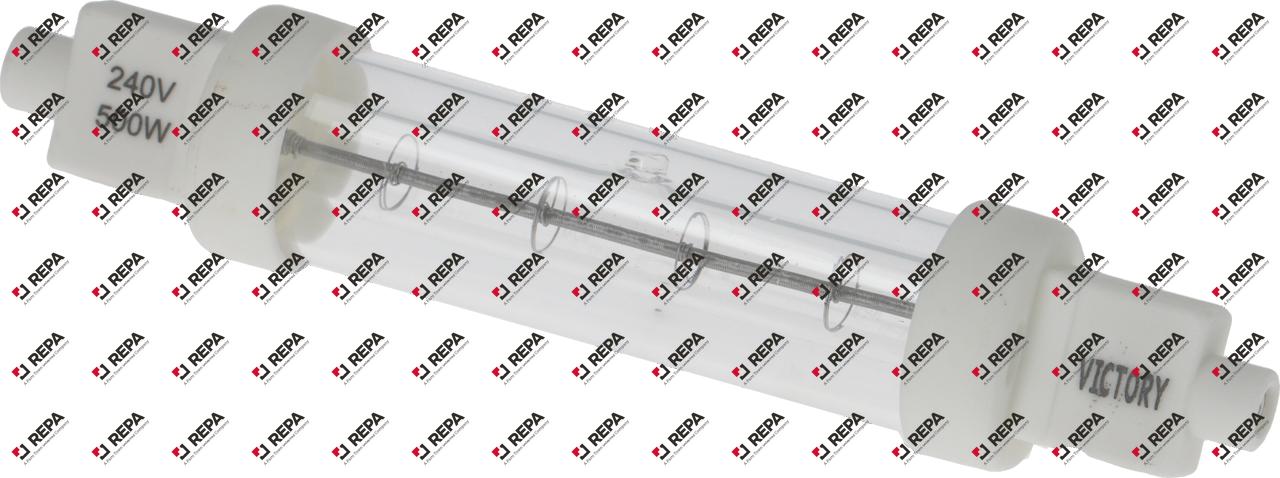 Infraroodlamp fitting R7s 230V 500W L 117,6mm