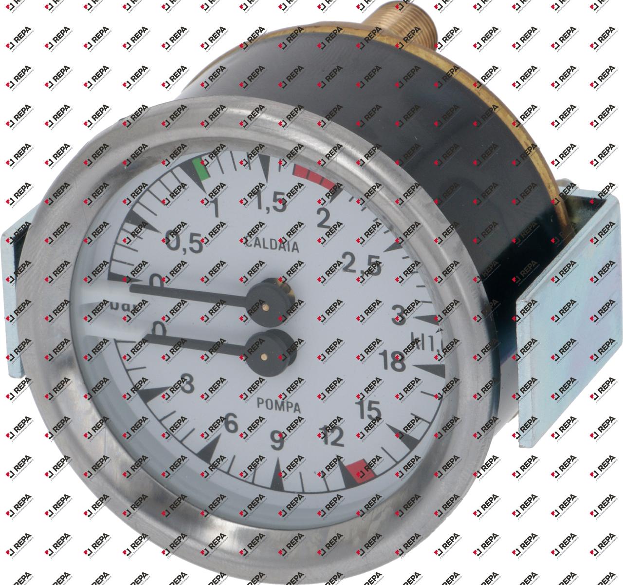 Manometer Anschluss rückseitig Gewinde 1/8"