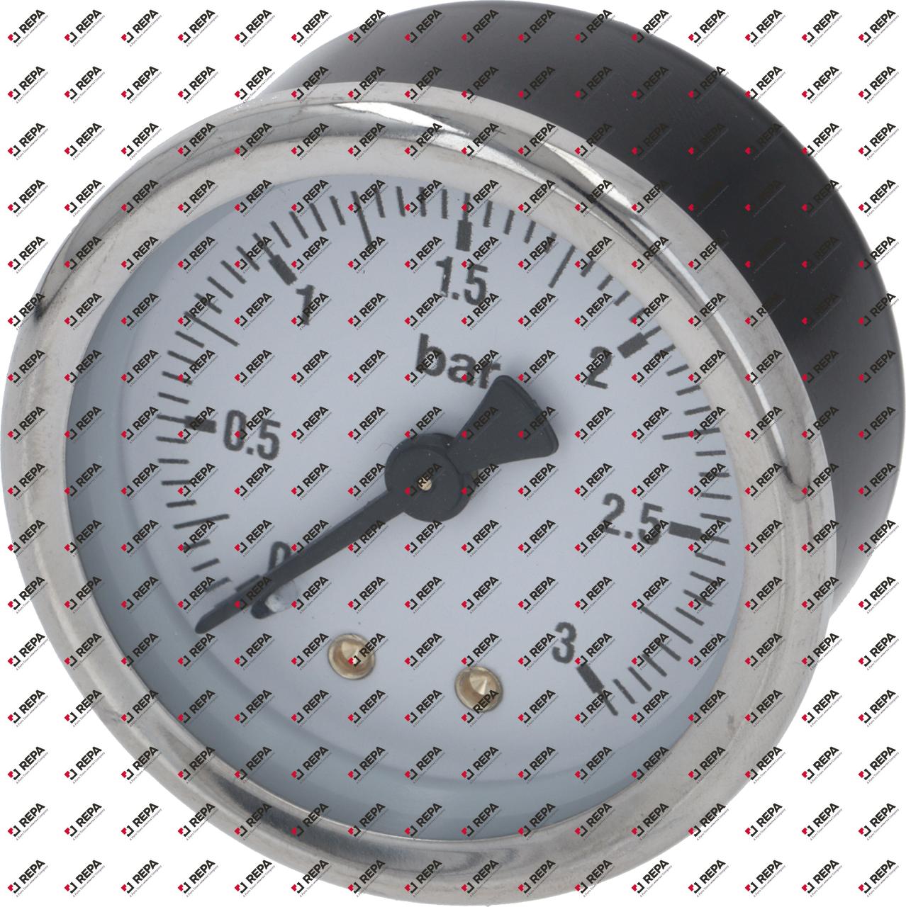 Manometer Anschluss rückseitig Gewinde 1/8"
