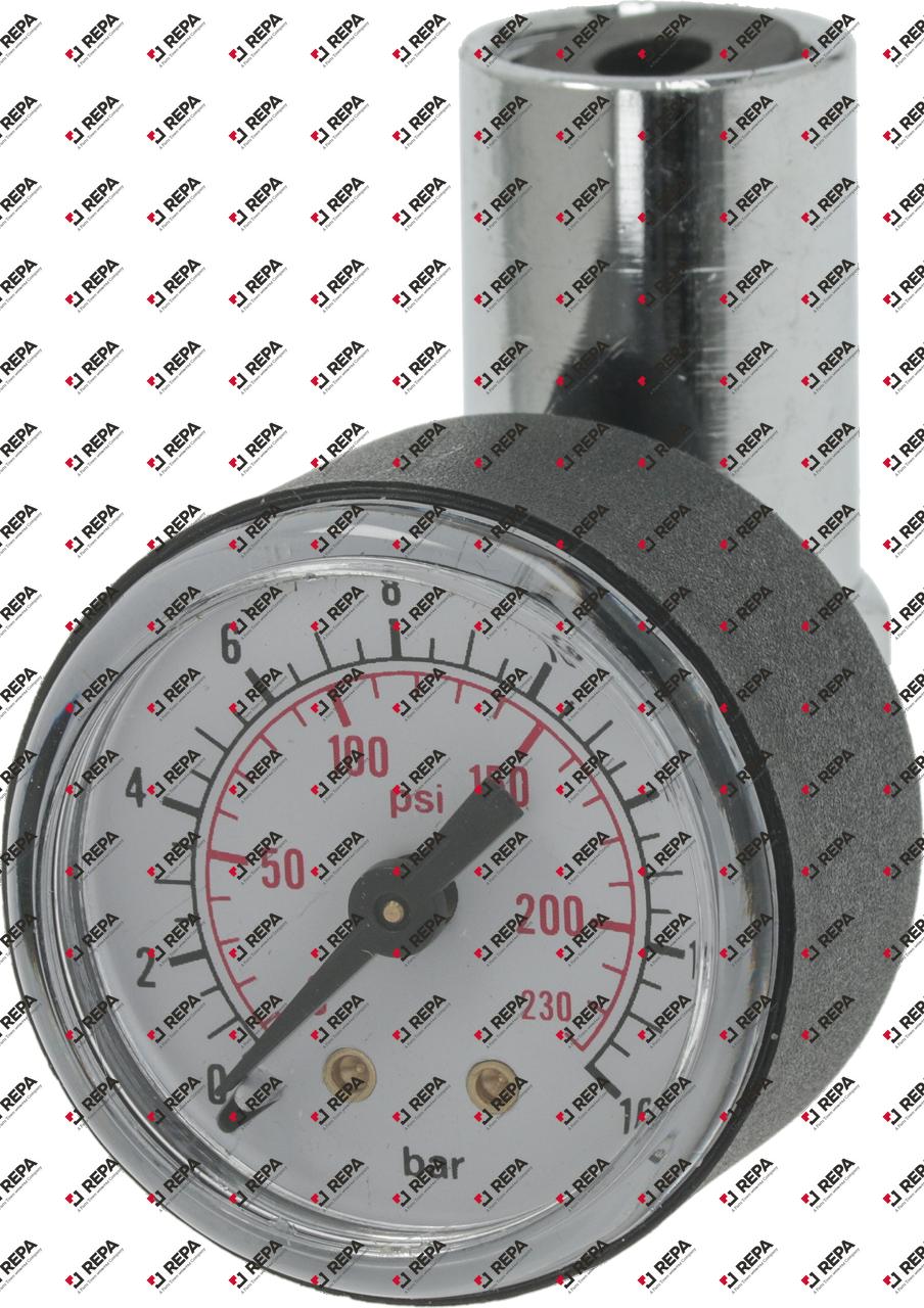 Manometer Anschluss rückseitig Gewinde 3/8"