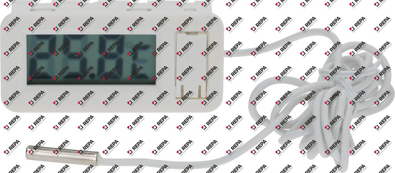 Thermometer kabellengte 1500mm inbouwmaat 58x25mm