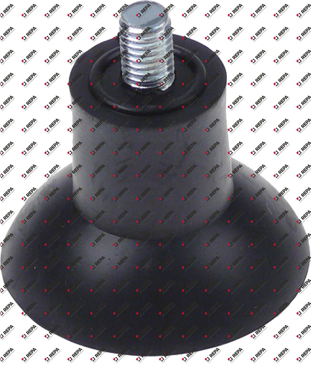 Equipment foot thread M8 ø 47mm H 35mm