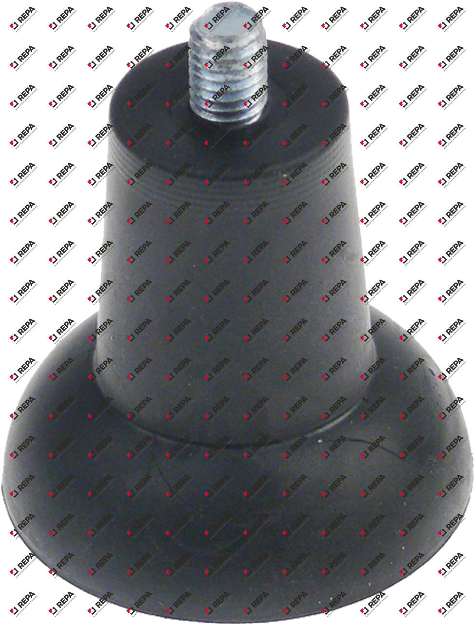 Gerätefuß Gewinde M8 Gummi ø 48 mm H 47 mm