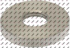 Écrou molettes plates filetage M10x1 inox ø 25mm
