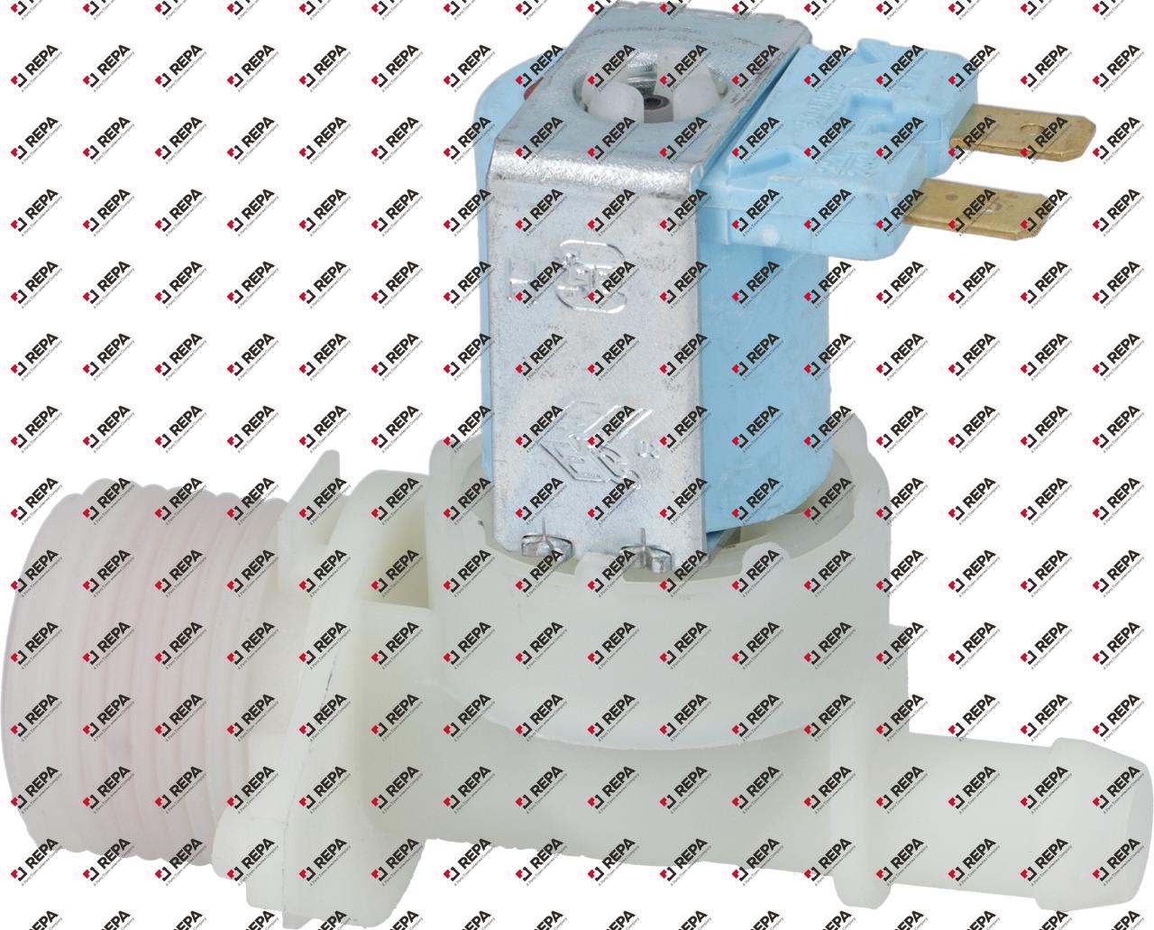 Elettrovalvola singolo dritta plastica