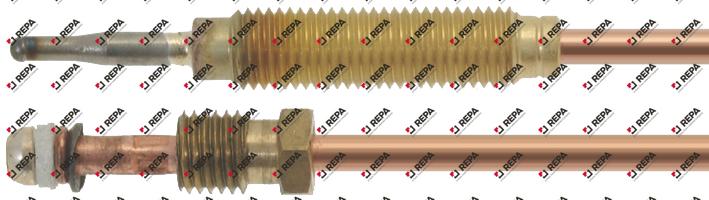 Thermocouple M8x1 L 600mm M8x1 aluminized tip
