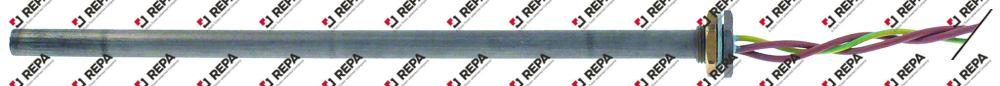 Heating cartridge 400W 230V L 283mm thread 3/8"