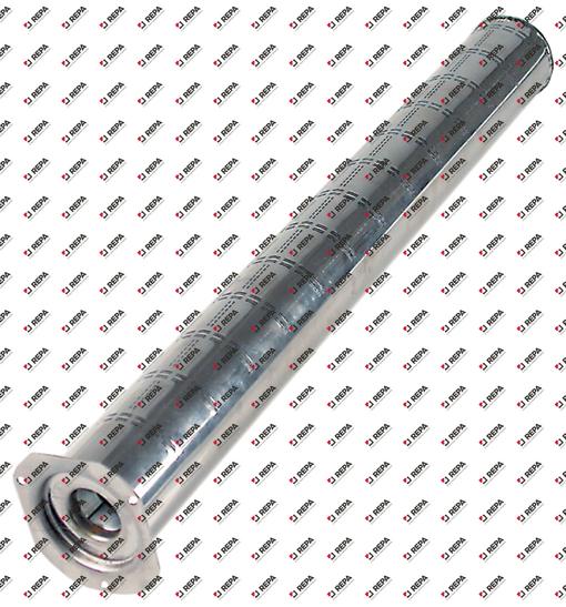 Bruciatore a barra L 450mm flangia con perno M4