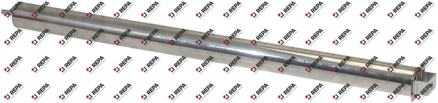 Bar burner L 800mm flange ø 75mm ø 50mm