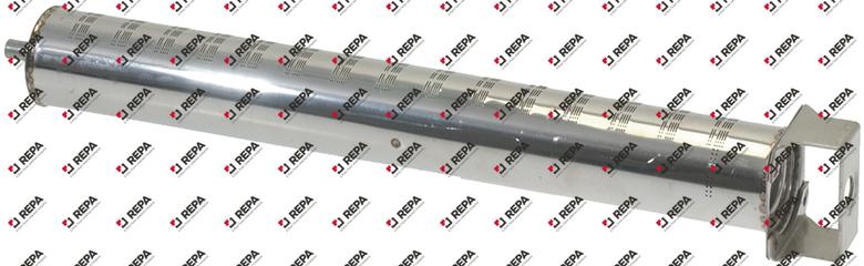 Stabbrenner L 390 mm ø 50 mm FL 57 mm FB 57 mm